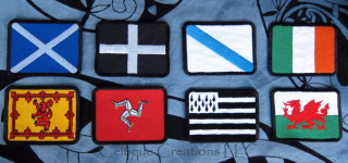 7 Celtic Nations Patches