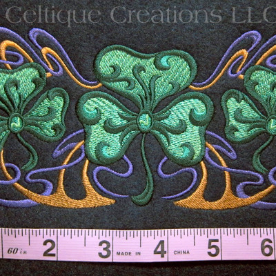 Art Nouveau Shamrocks