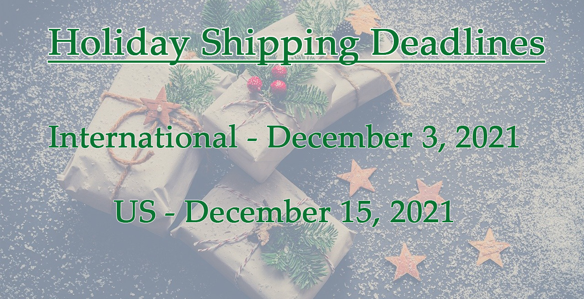 Celtique holiday shipping 2021